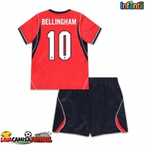 Camisa de Futebol Inglaterra Jude Bellingham #10 Equipamento Secundário Infantil Mundo 2026 Manga Curta (+ Calças curtas)